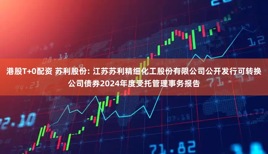港股T+0配资 苏利股份: 江苏苏利精细化工股份有限公司公开发行可转换公司债券2024年度受托管理事务报告