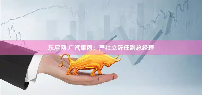 东启网 广汽集团：严壮立辞任副总经理