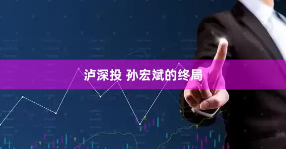 泸深投 孙宏斌的终局
